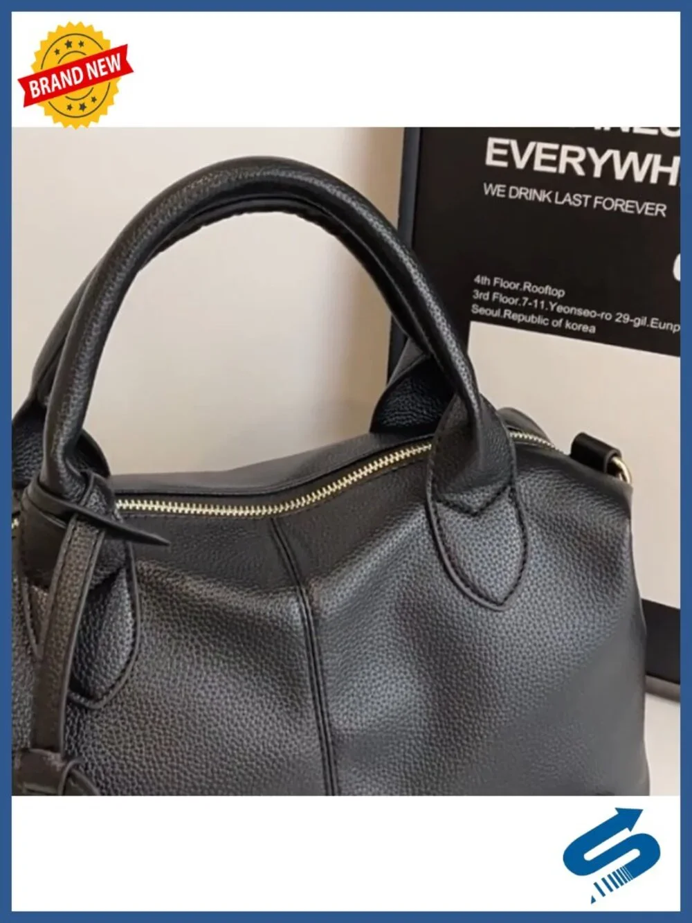 Vegan Leather Tote Bag Women Handbag Satchel Purse Large Capacity Top Handle
